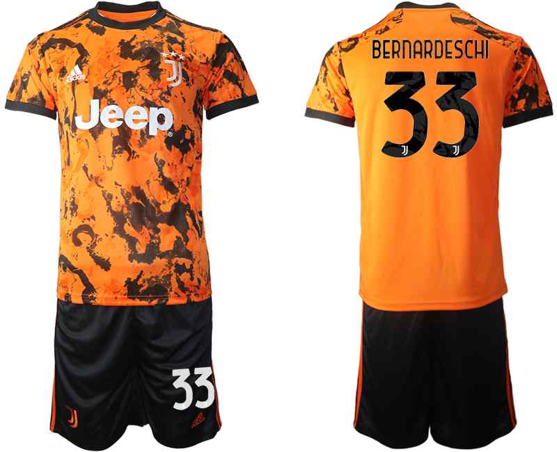 2020-21 Juventus 33 BERNARDESCHI Third Away Soccer Jersey