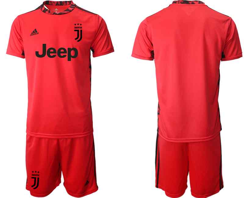2020-21 Juventus Red Goalkeeper Soccer Jersey