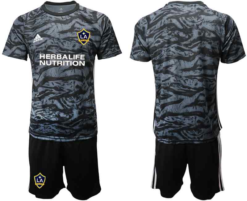 2020-21 Los Angeles Galaxy Black Goalkeeper Soccer Jersey