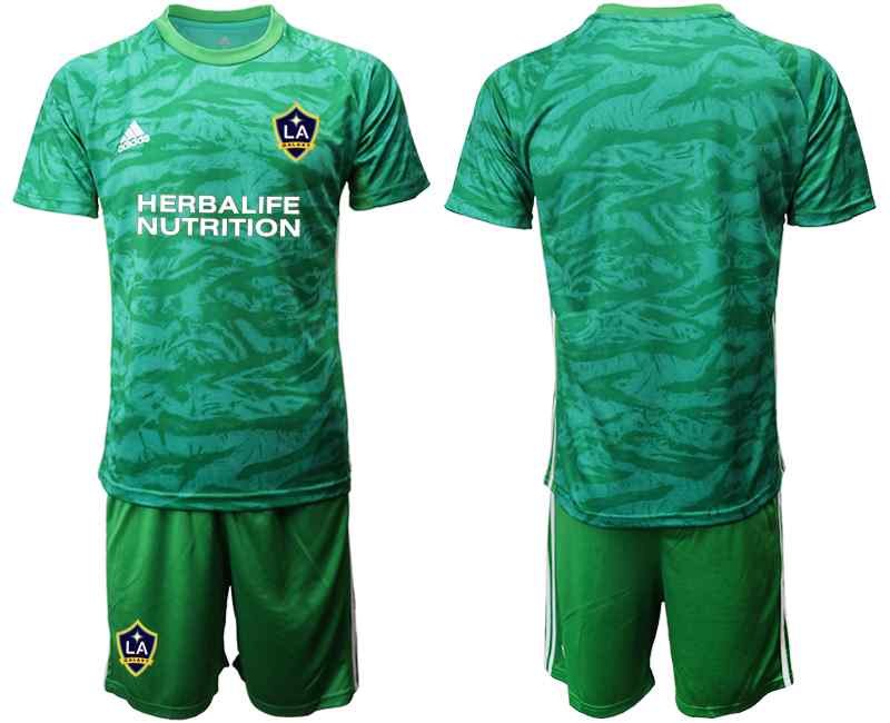 2020-21 Los Angeles Galaxy Green Goalkeeper Soccer Jersey