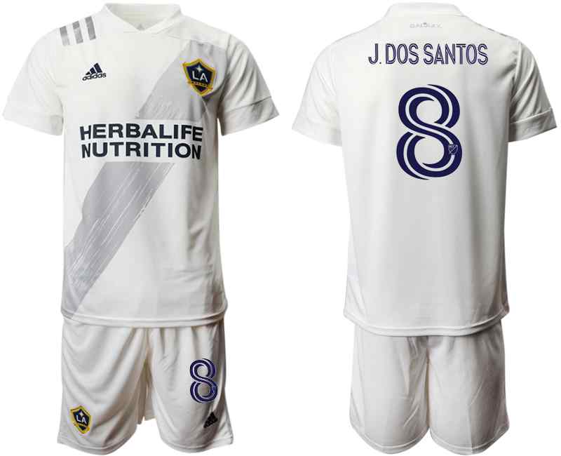 2020-21 Los Angeles Galaxy 8 J.DOS SANTOS Home Soccer Jersey