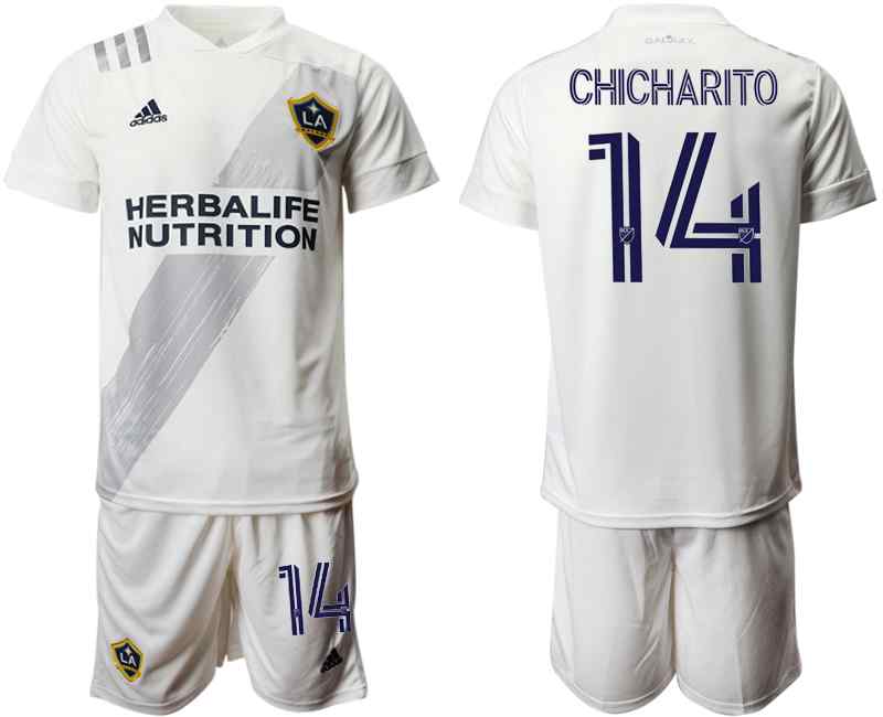 2020-21 Los Angeles Galaxy 14 CHICHARITO Home Soccer Jersey