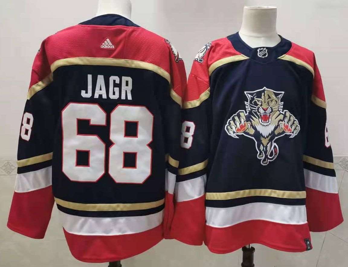 Panthers 68 Jaromir Jagr Black 2020-21 Reverse Retro Adidas Jersey