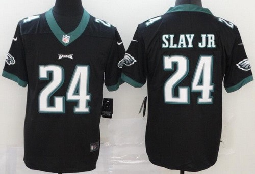 Men's Philadelphia Eagles #24 Darius Slay Jr Limited Black Vapor Untouchable Jersey