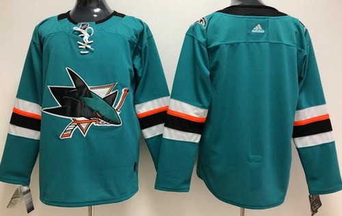 Youth San Jose Sharks Blank Green Jersey