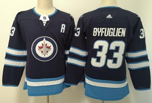 Youth Winnipeg Jets #33 Dustin Byfuglien Navy Jersey