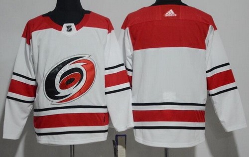 Youth Carolina Hurricanes Customized White Authentic Jersey