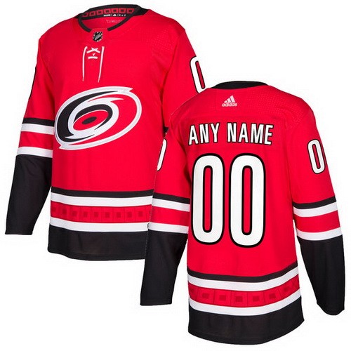 Women's Carolina Hurricanes Customized Red Authentic Jersey