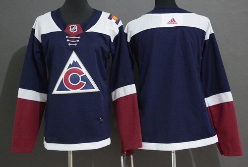 Men's Colorado Avalanche Customized Navy Alternate Authentic Jersey