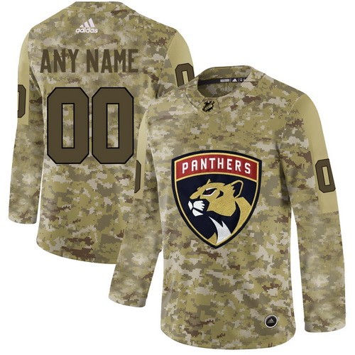 Women's Florida Panthers Customized Camo Fashion Authentic Jersey