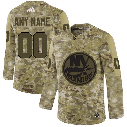 Women's New York Islanders Customized Camo Authentic Jersey