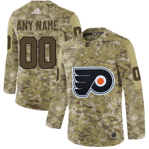 Men's Philadelphia Flyers Customized Camo Fashion Authentic Jersey