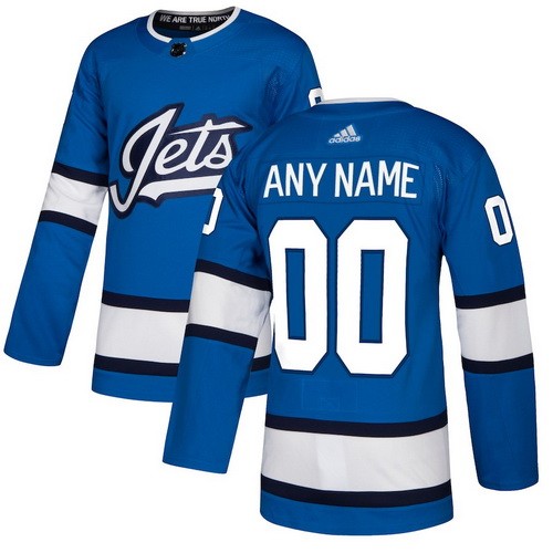 Women's Winnipeg Jets Customized Blue Alternate Authentic Jersey