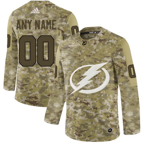 Youth Tampa Bay Lightning Customized Camo Fashion Authentic Jersey