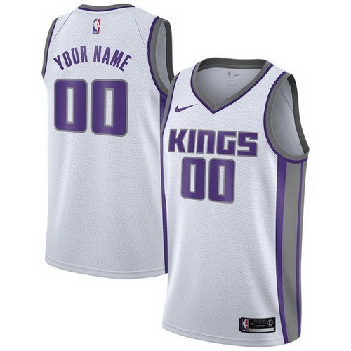 Sacramento Kings Customized White Icon Swingman Nike Jersey