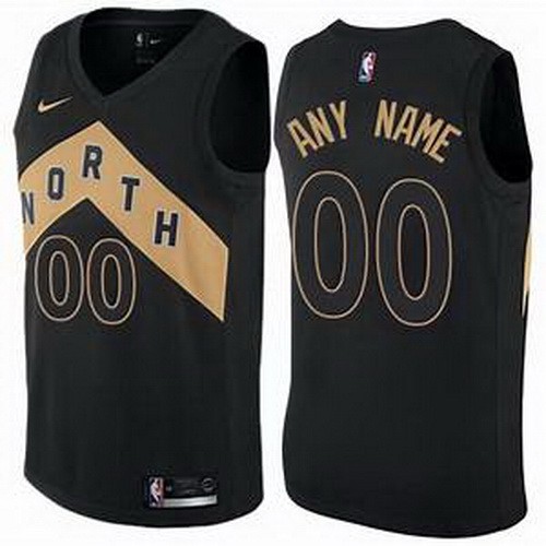 Toronto Raptors Customized Black City Icon Swingman Nike Jersey
