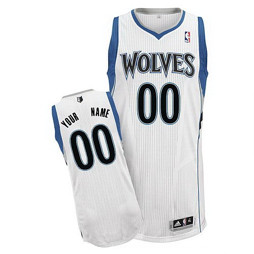 Minnesota Timberwolves Customized White Swingman Adidas Jersey