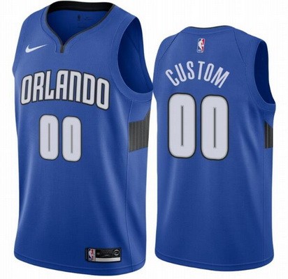 Orlando Magic Customized Blue Statement Stitched Swingman Jersey
