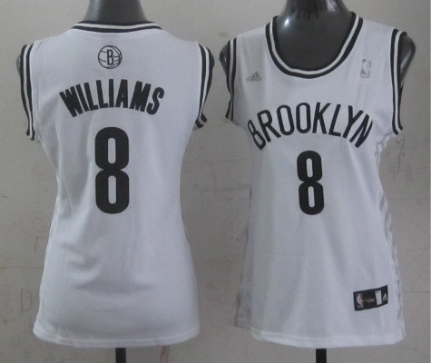 Nets 8 Williams White Women New Revolution 30 Jersey