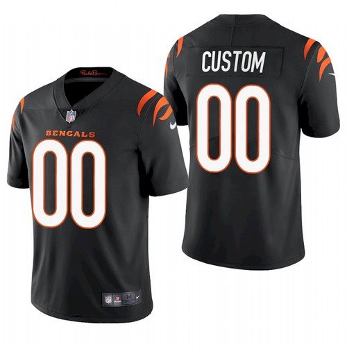 Cincinnati Bengals Customized 2021 Black Vapor Untouchable Limited Stitched Jersey