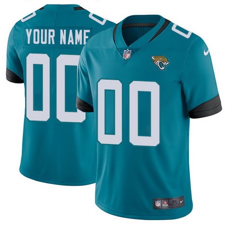 Jacksonville Jaguars Customized Limited Green Vapor Untouchable Jersey
