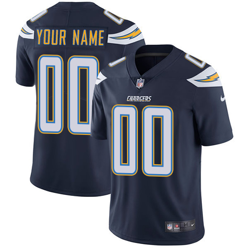 Los Angeles Chargers Customized Navy Blue Team Color Vapor Untouchable NFL Stitched Limited Jersey