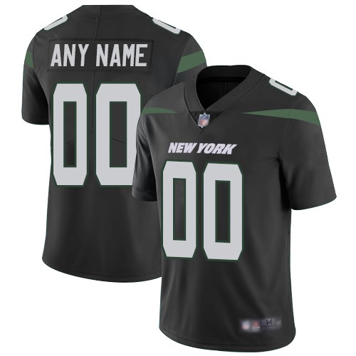 New York Jets Customized Limited Black Vapor Untouchable Jersey