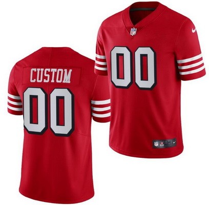 San Francisco 49ers Customized Limited Red Alternate Jersey