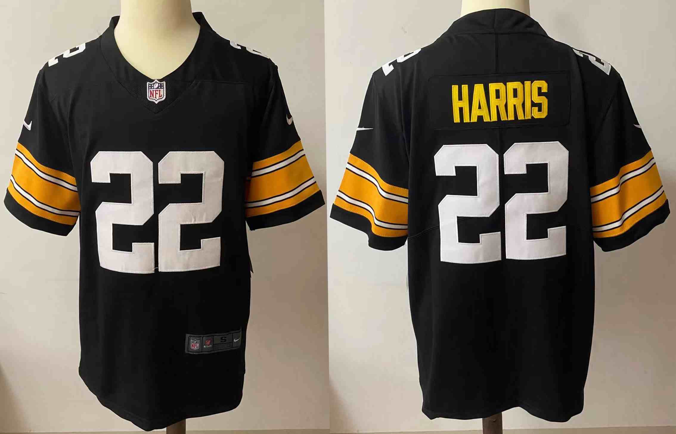 Men's Pittsburgh Steelers 22 Najee Harris Vapor Untouchable Limited Stitched Jersey