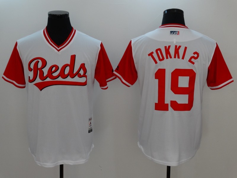 Men's Cincinnati Reds Joey Votto Authentic White Tokki 2 2017 Players Weekend Jersey