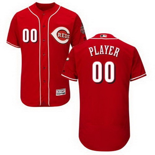 Men's Cincinnati Reds Customized Red FlexBase Jersey
