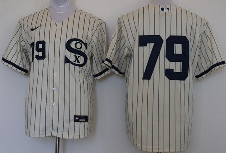 Men's Chicago White Sox #79 Jose Abreu Cream 2021 Field of Dreams Authentic Jersey
