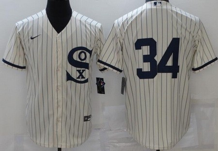 Men's Chicago White Sox #34 Michael Kopech Cream 2021 Field of Dreams Cool Base Jersey