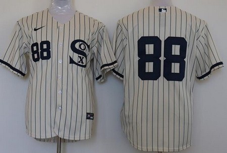 Men's Chicago White Sox #88 Luis Robert Cream 2021 Field of Dreams Authentic Jersey