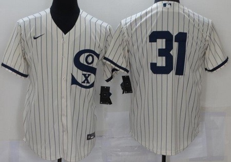 Men's Chicago White Sox #31 Liam Hendriks Cream 2021 Field of Dreams Cool Base Jersey