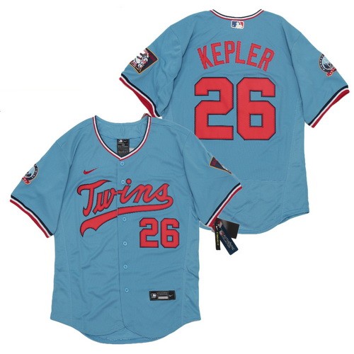 Men's Minnesota Twins #26 Max Kepler Blue 2020 FlexBase Jersey
