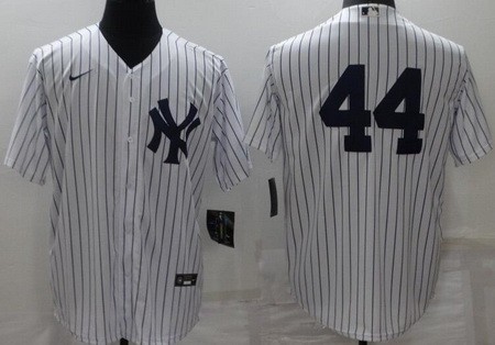 Men's New York Yankees #44 Reggie Jackson White Cool Base Jersey
