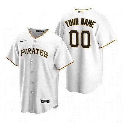 Men's Women Youth Pittsburgh Pirates Customized White 2020 Cool Base Jersey