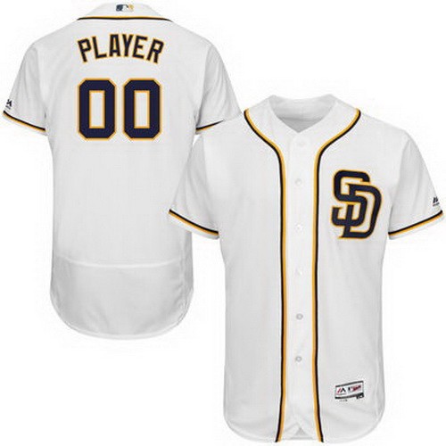 Men's Women Youth  San Diego Padres Customized White FlexBase Jersey