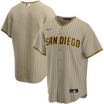 Men's  Women Youth San Diego Padres Customized Khaki 2020 Cool Base Jersey