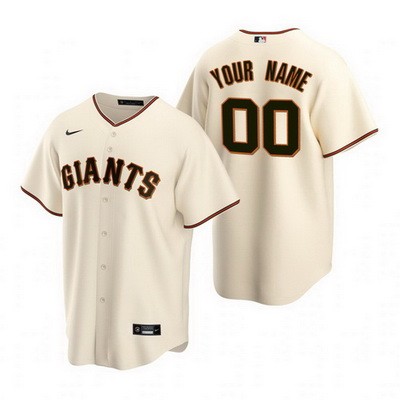 Men's Women Youth San Francisco Giants Customized Gream 2020 Cool Base Jersey