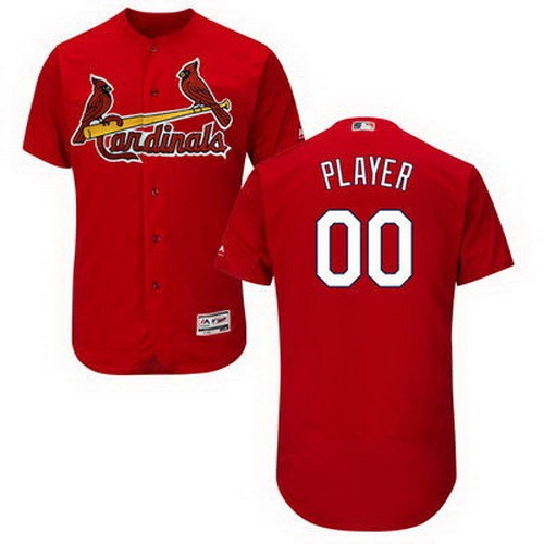 Men's Women Youth St Louis Cardinals Customized Red FlexBase Jersey