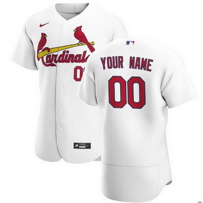 Men's Women Youth St Louis Cardinals Customized White 2020 FlexBase Jersey