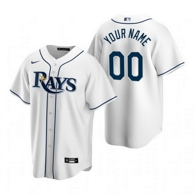 Men's Women Youth Tampa Bay Rays CustomizedWhite 2020 Cool Base Jersey