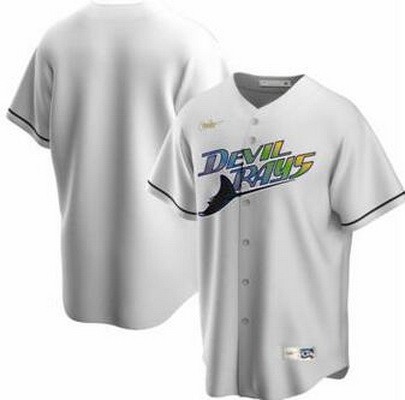 Men's Women Youth Tampa Bay Rays CustomizedWhite Cooperstown Collection Cool Base Jersey