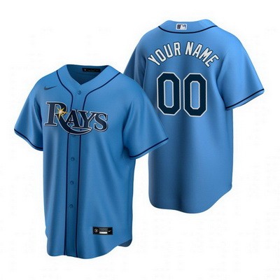 Men's Women Youth Tampa Bay Rays CustomizedLight Blue 2020 Cool Base Jersey