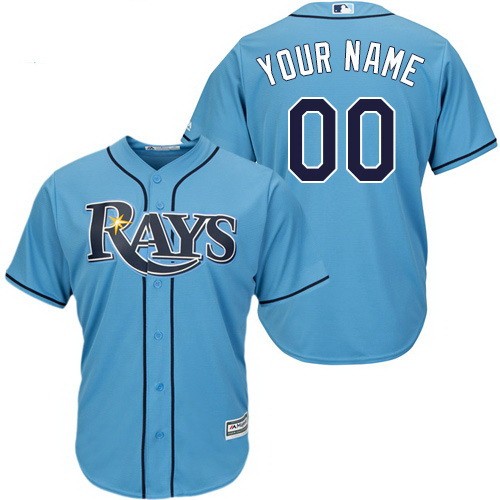 Men's Women Youth Tampa Bay Rays CustomizedLight Blue Cool Base Jersey