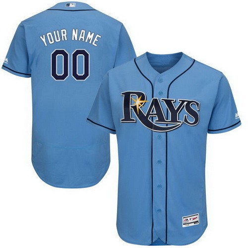 Men's Women Youth Tampa Bay Rays CustomizedLight Blue FlexBase Jersey