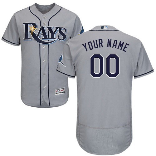 Men's Women Youth Tampa Bay Rays CustomizedGray FlexBase Jersey
