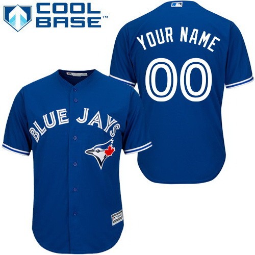 Men's Women Youth Toronto Blue Jays Customized Blue Cool Base Jersey